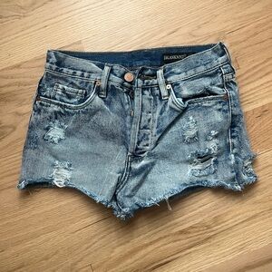 Denim cut off shorts - 25